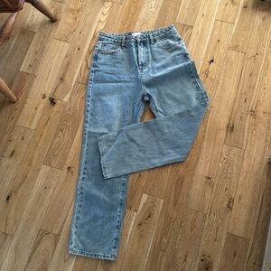 Pink lily mom jeans. Size 27.